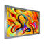 Shape Abstractions en rouge, jaune et noir - peinture sur toile-67405916-67405917