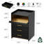 Eaden 3 Drawer Nightstand With Light-1721017810