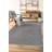 Luxurious Chenille Area Rug, 5.2 x 7.5 Feet | 100% Antibacterial Fabric, 0.2 Inch Thickness, 2.4 lbs/sq ft | Non-Slip Underside, Machine Washable at 86°F | Elegant Anthracite Color, Perfect for Living Room & Bedroom Decor-1978756301