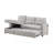 Triple Conversion Chenille Combo Sleeper Sofa Bed with Storage and Recliner Function for Small Spaces-732354575