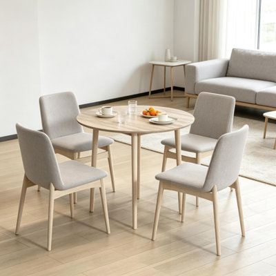 Extendable Table with Drop-Leaf