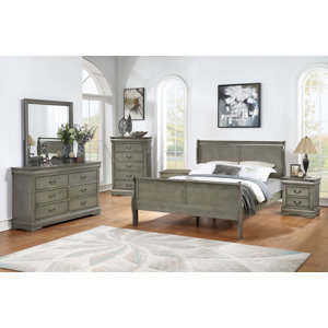 6-1_Norah Sleigh Bedroom Set INCOMPLETE ( nightstand only) 