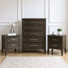 Andover 3-Pc Wood Bedroom Set With Chest And 2 Ns, Nutmeg