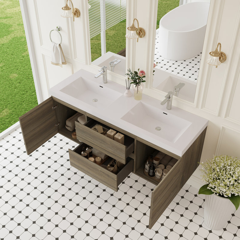 Floating Bathroom Vanity with Sink