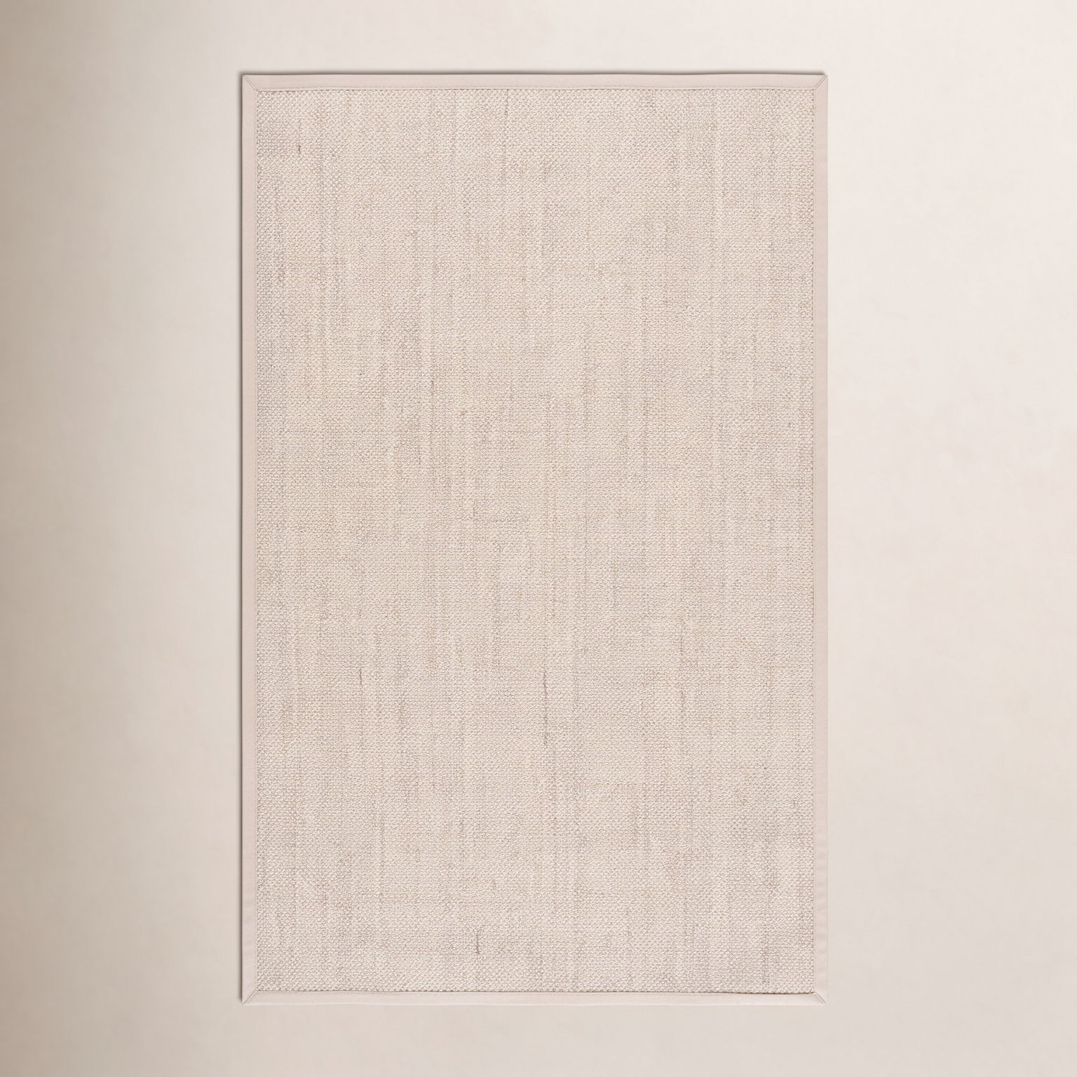 Torbin Marble Beige Jute Rug, Rectangle 5' x 8'