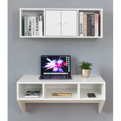 Tan Floating Desk