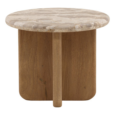 Layna Side Table Beige