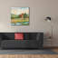 «Springtime Farm Pastel» par Silvia Vassileva, art mural sur toile-1052403017