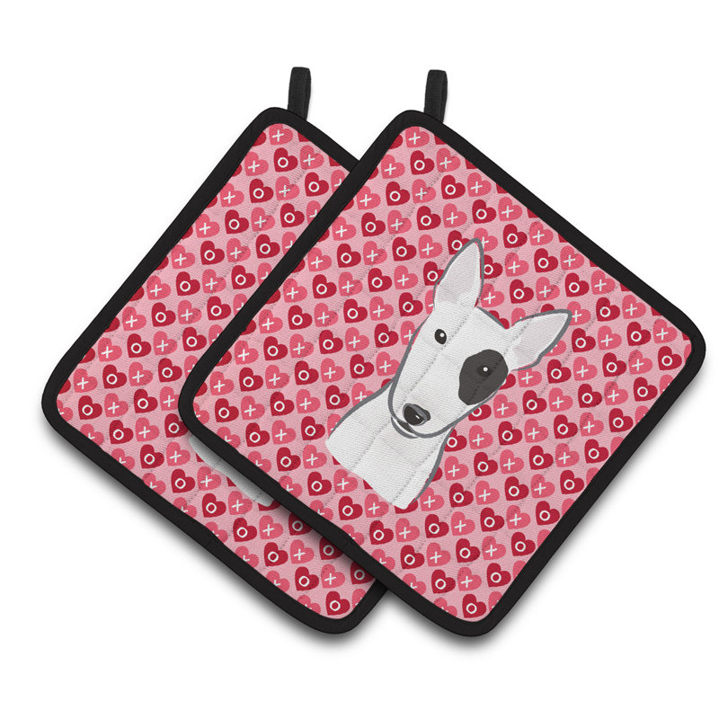Cuisinier poignée hearts terrier de caroline trésors bull