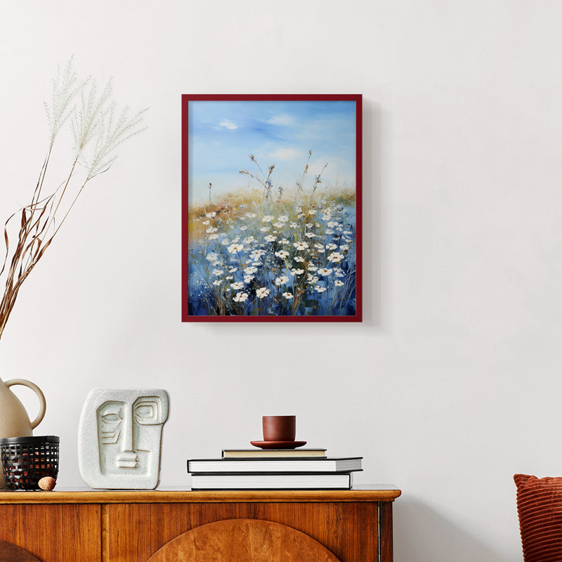 FLORAL Series III - reproduction encadrée de qualité supérieure - prête à être accrochée - aucun clou requis