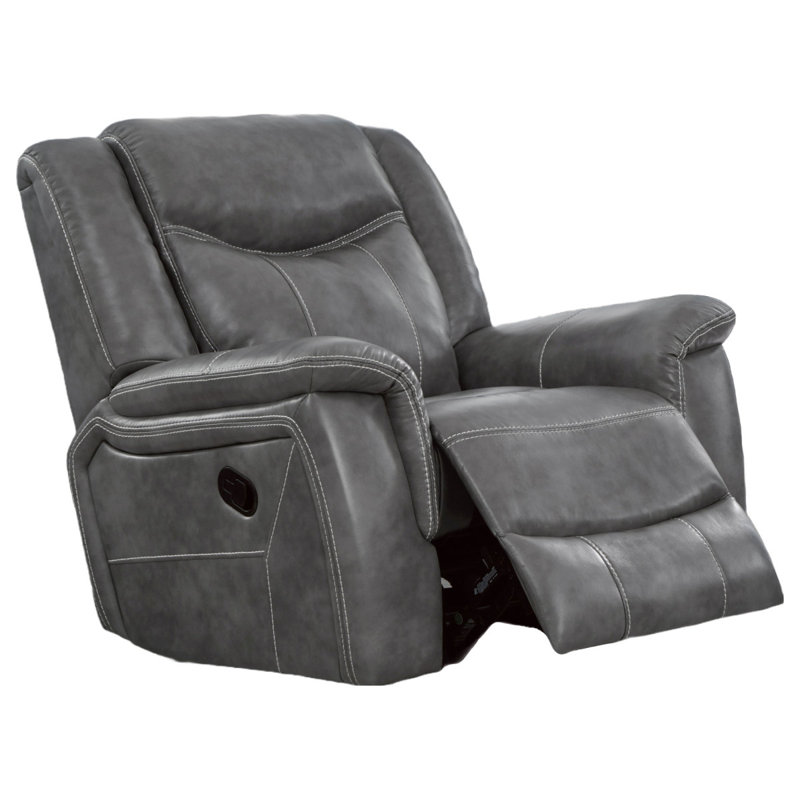Fauteuil inclinable avec accoudoirs rembourrés et rembourrés Encino