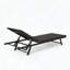 Chaise longue Salton avec dossier réglable et sièges en filet-889473633