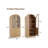 71''Tall Arched Arched Cabinet-1210488496