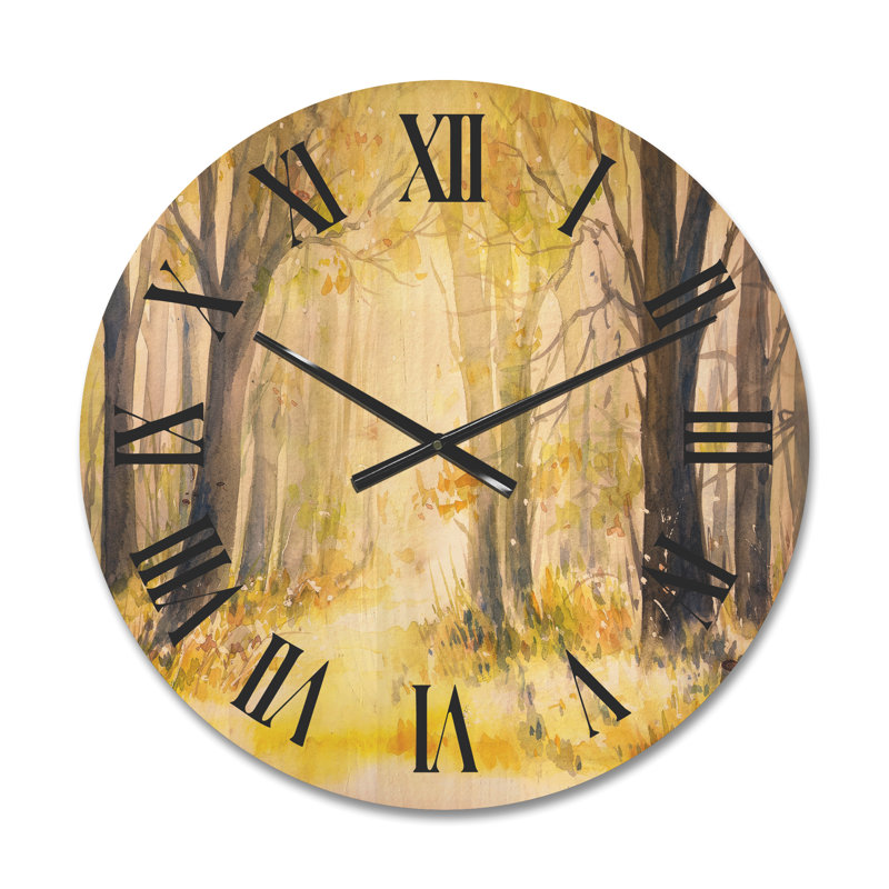 Horloge murale en bois, Moyen