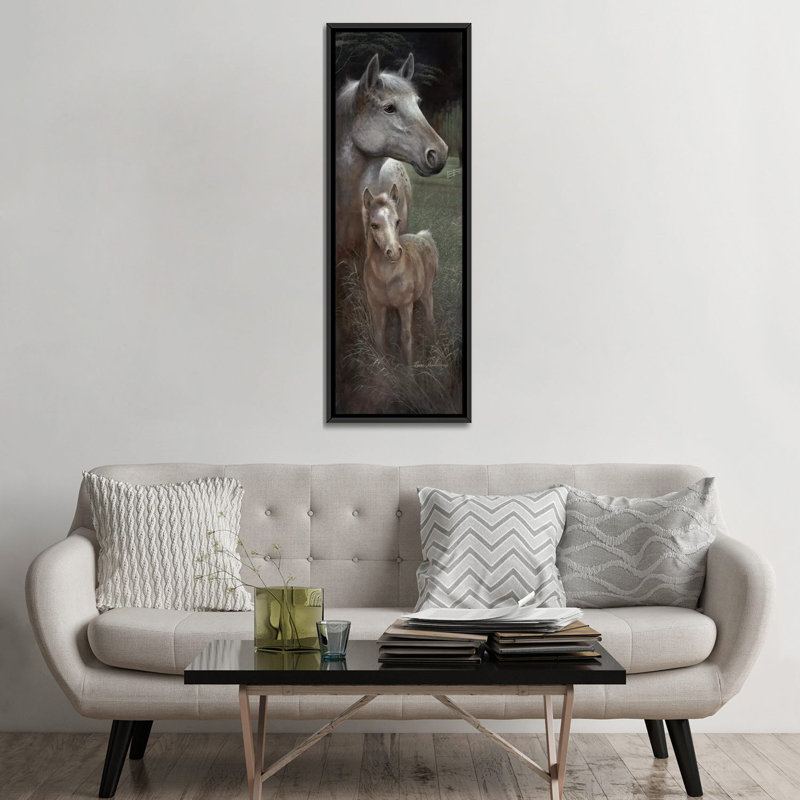 «Meredith's Tammy», peinture sur toile tendue, H 60 po x l 20 po x P 1,5 po, Toile tendue