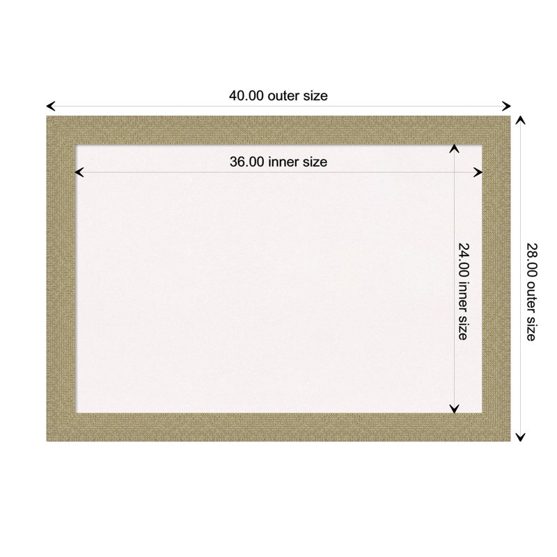 Wall Cork Small Bulletin Board, 28" x 40"
