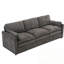 Canapé rembourré 3 places avec coussin moelleux-1054153234