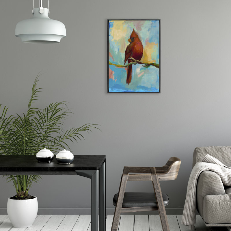 Red Cardinal Print by Fern Cassidy, 44.5" H x 31.5" W