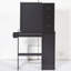 Petit meuble-lavabo 29,2 po avec tabouret de bureau et tabouret