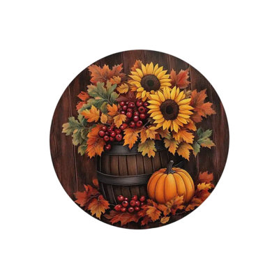 Pumpkin Fall Placemats 1 Piece 16.5x12.6 Inch Fall Thanksgiving Harvests Vintage Table Mats For Party Catering Decorations
