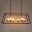 Luminaire suspendu pour îlot de cuisine 6 lumières Yedidal