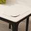 Table de salle à manger rectangulaire simple blanc-1548867763