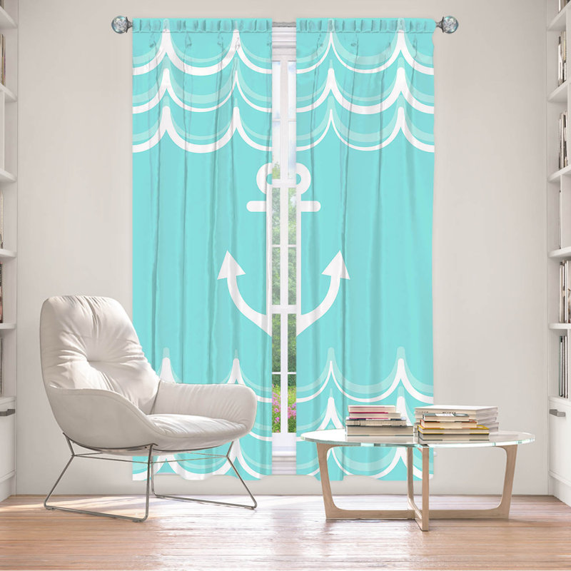 Valissa Room Darkening Curtain Pair, 20" W x 52" L