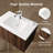 30'' Single Bathroom Vanity with Poly Marble Top