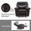 Fauteuil inclinable massant et chauffant