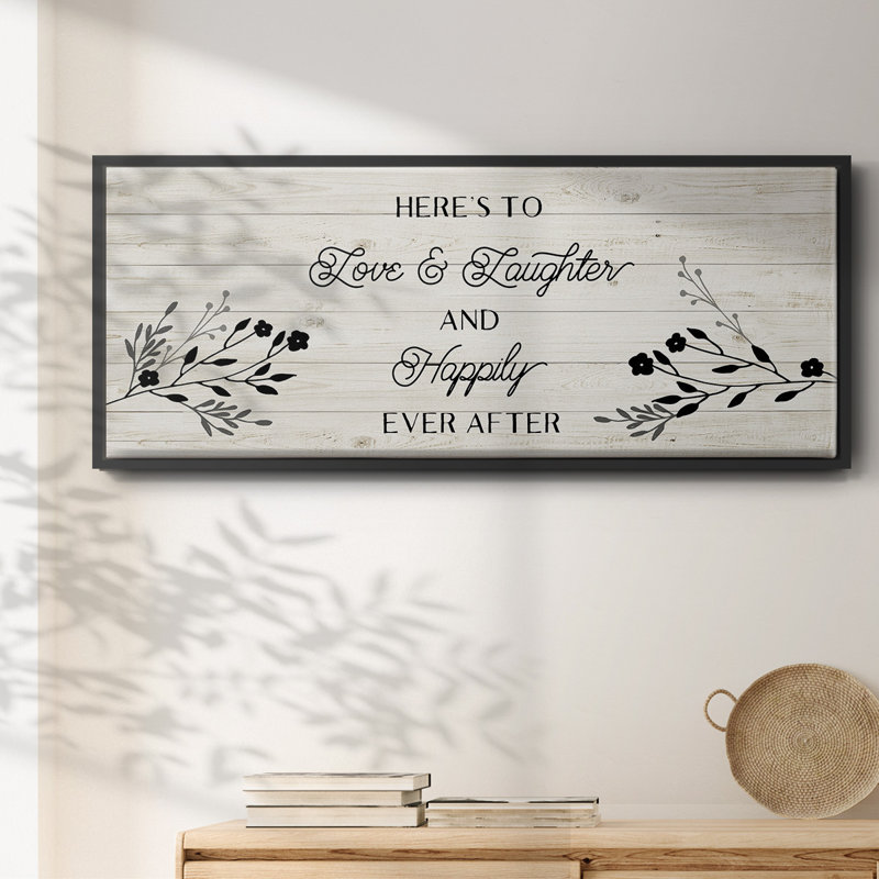 Happily Ever After- Framed Canvas