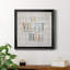 La Vie - Reproduction d'art textuel sur toile encadrée-883612516-883612519