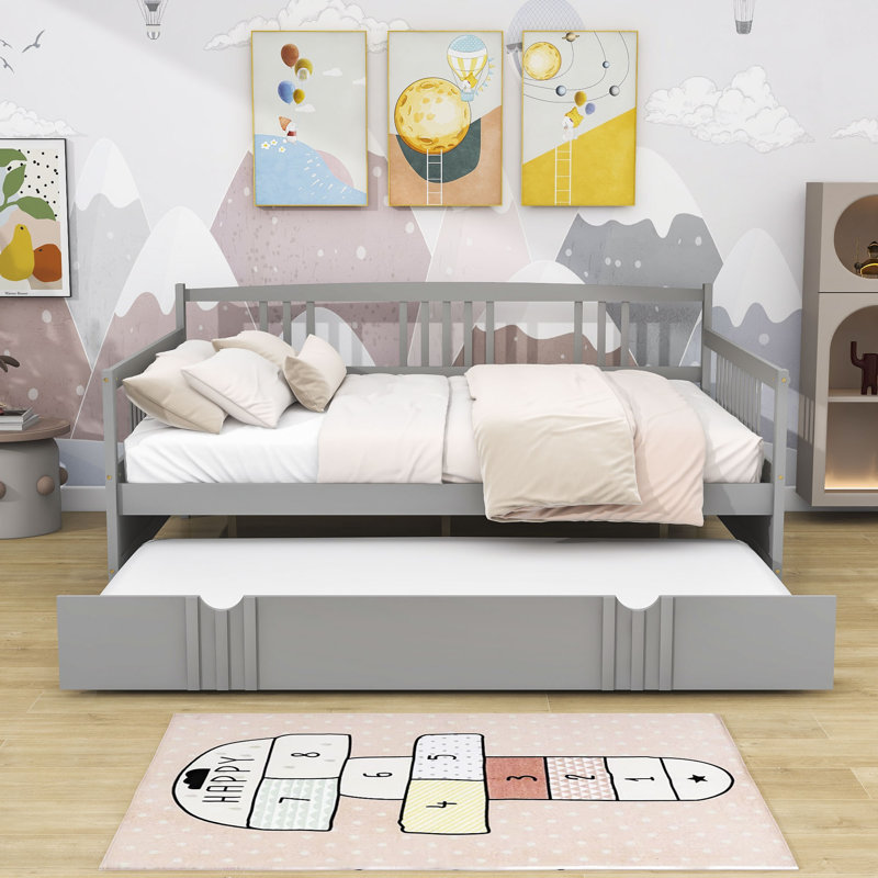 Daybed, Full, Gray