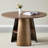 Syros 47.25" Retro Round Dining Table with Pedestal Base