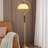 Japanese-Style Retro Living Room Floor Lamp