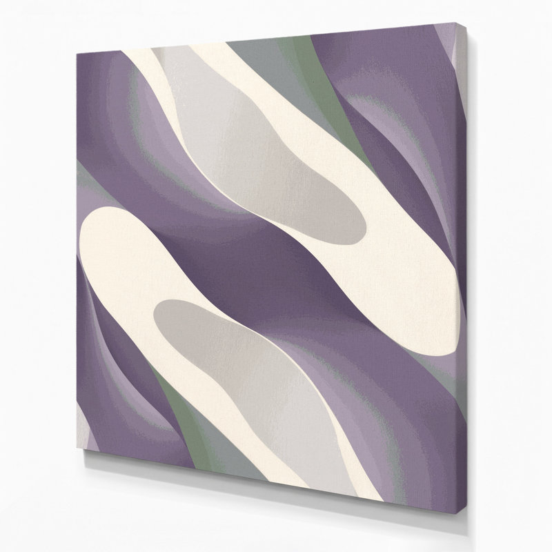 Art abstrait sur toile 23 formes abstraites, H 12 po x l 12 po