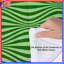 Green Wavy Lines Comforter-128741434