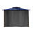 Barcelona 10 Ft. W x 12 Ft. D Aluminum Patio Gazebo with Mosquito Netting and Privacy Curtains-27474928