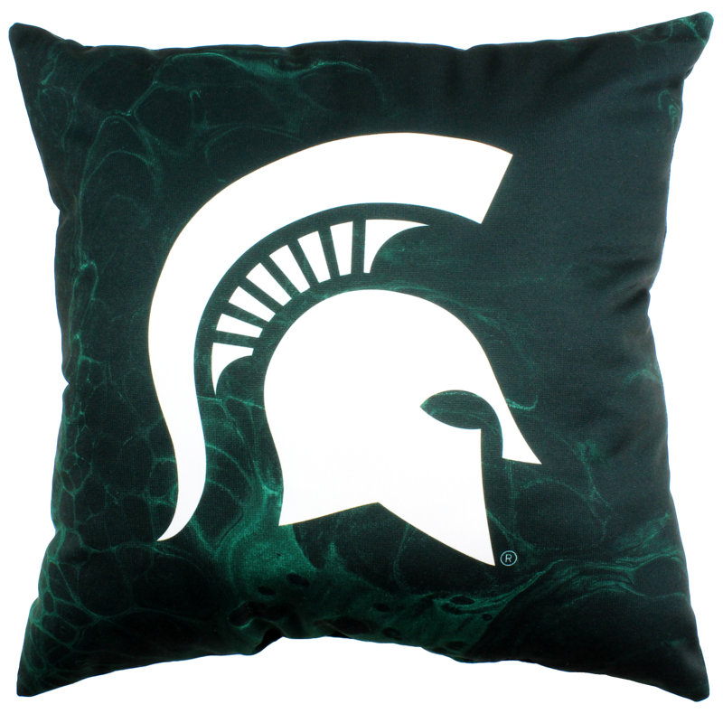 NCAA Throw Pillow, Michigan State Spartans