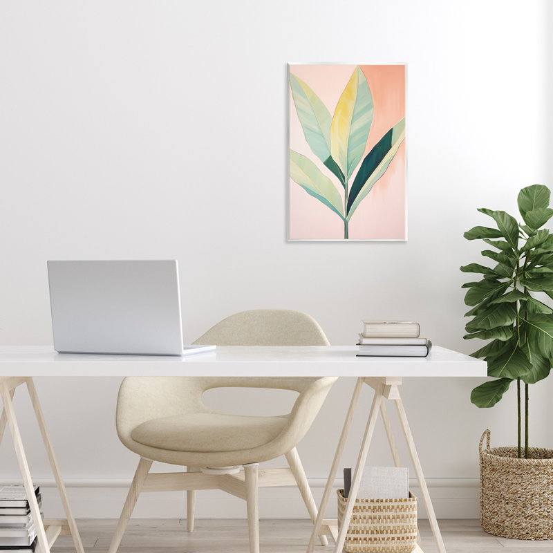 Plaque murale de palmiers tropicaux, design par Sissi et Seb, H 15 po x l 10 po