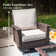 Nadilee Premium All-Weather Wicker 5 - Person Patio Conversation Sets with Cushions