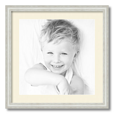 Wood Matte Picture Frame with Mat