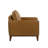 Caliah Leather Arm Chair In Caramel (Set Of 2)
