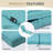 Outdoor Chaise Lounge Cushion, Set of 2-1423842095
