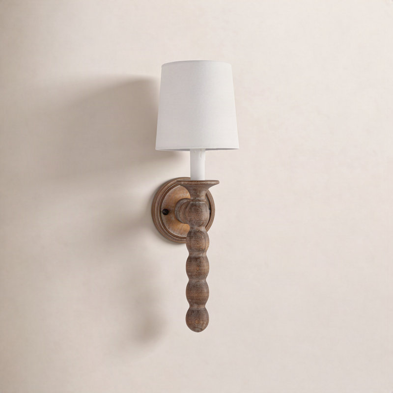 Perennial Sconce, Brown Genuine Leather