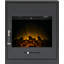 Oslo Adam 50.7cm W Black Electric Fireplace Insert with 6824.28 BTU