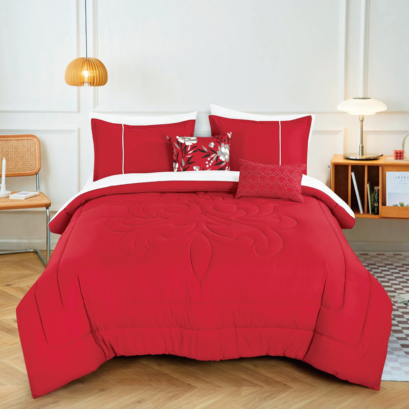 Ensemble d'édredon 9 pièces Bed-in-a-Bag Soft Bedding, Très grand édredon et 8 pièces supplémentaires