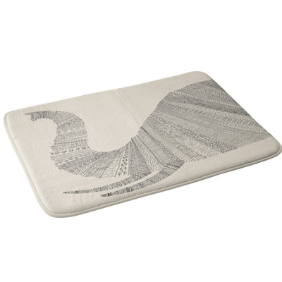 Tapis pour salle de bain éléphant florent bodart
