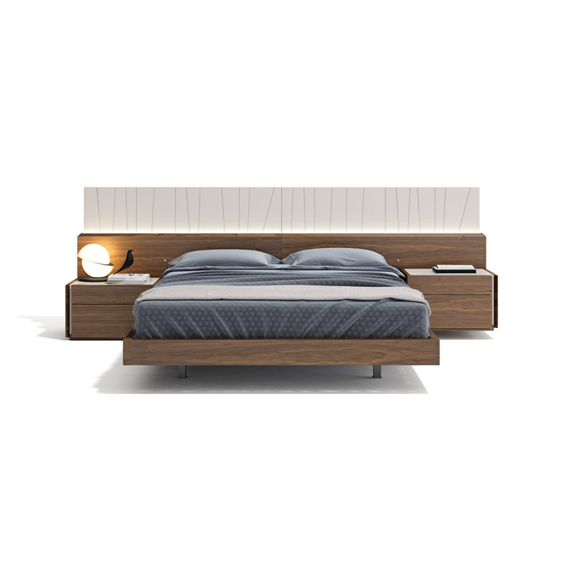 Mcgruder Panel Bed, Queen, Walnut