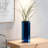 Irmfried X-Shaped Handmade Blue Glass Table Vase-643226433