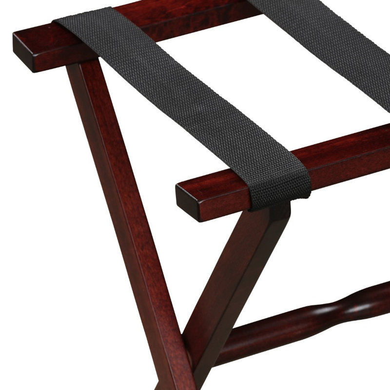  Porte-bagages pliant en bois, Acajou